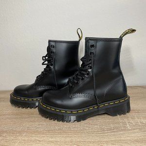 Dr. Martens 1460 Bex smooth leather platform boots